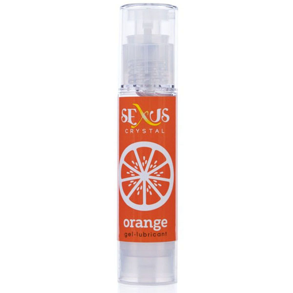 Увлажняющая гель-смазка с ароматом апельсина Crystal Orange - 60 мл.
