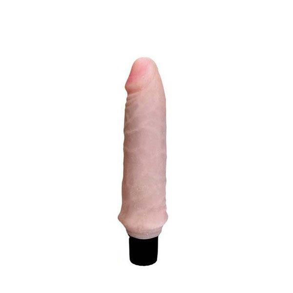 Вибратор телесного цвета Realistic Cock Vibe - 15,5 см.