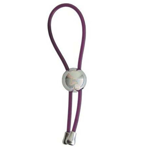 Фиолетовое эрекционное кольцо-лассо