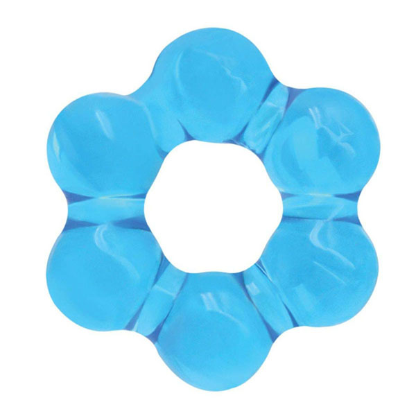 Голубое эрекционное кольцо Spinner Ring