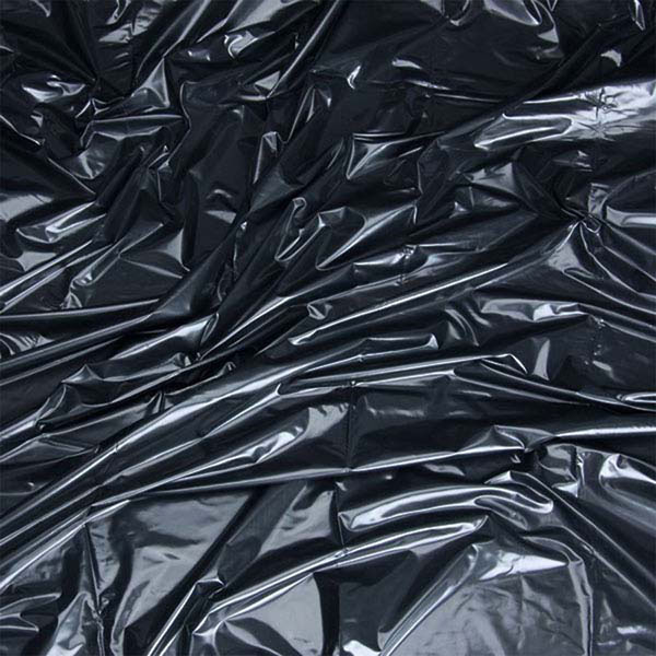 Черная виниловая ткань-простынь для эротических игр