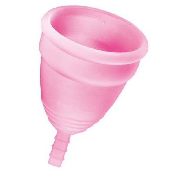 Розовая менструальная чаша Yoba Nature Coupe - размер S