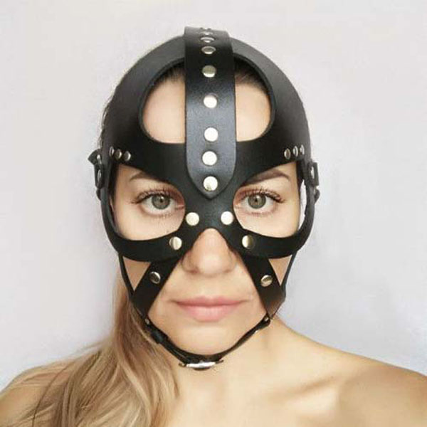 Кожаная маска-шлем Лектор 