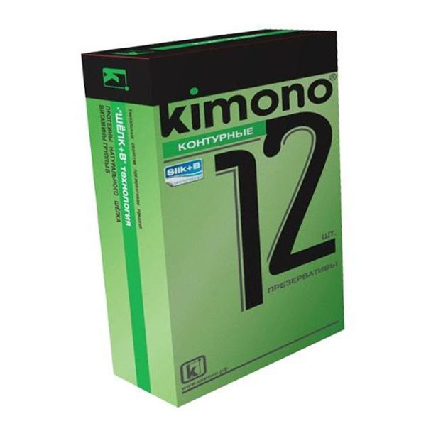 Контурные презервативы KIMONO - 12 шт.