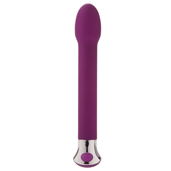 Фиолетовый вибратор Risque® 10-Function Tulip - 17 см.