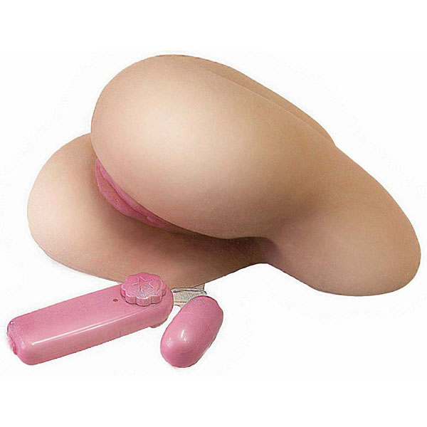 Реалистичная вагина с выносным пультом управления вибрацией 