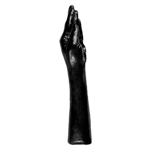 Чёрная рука для фистинга - 37 см.