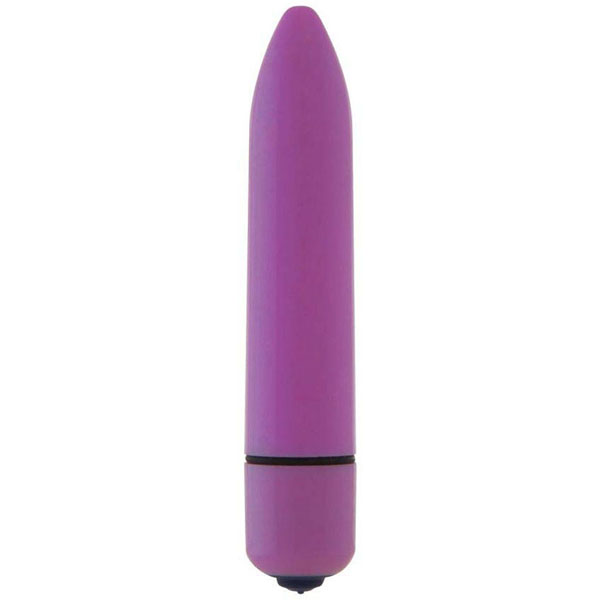 Фиолетовый мини-вибратор GC Thin Vibe - 8,7 см.