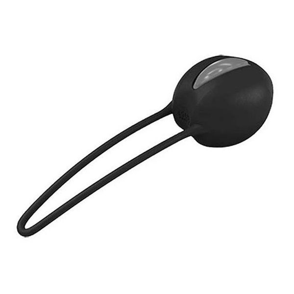 Чёрно-серый вагинальный шарик Smartballs Uno
