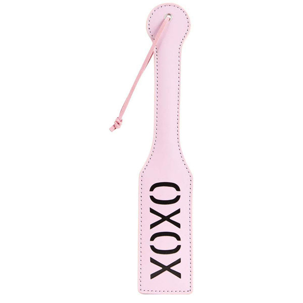 Розовый пэддл с надписью XOXO Paddle - 32 см.