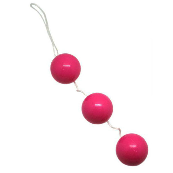 Розовые тройные вагинальные шарики 