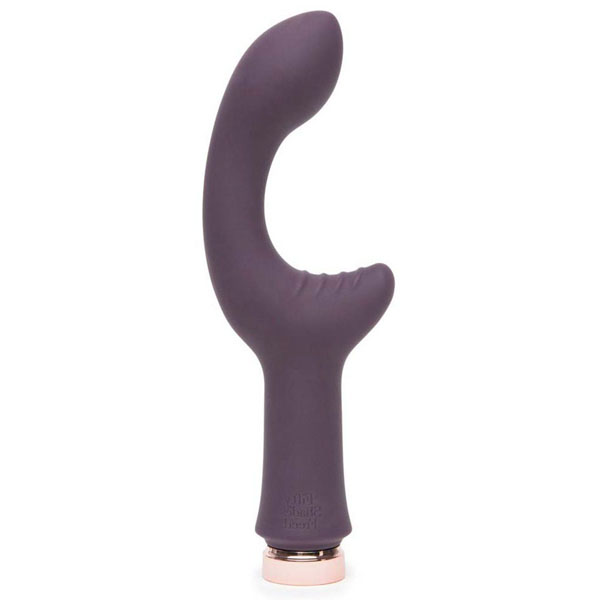 Фиолетовый вибратор Lavish Attention Rechargeable Clitoral G-Spot Vibrator - 18,4 см.