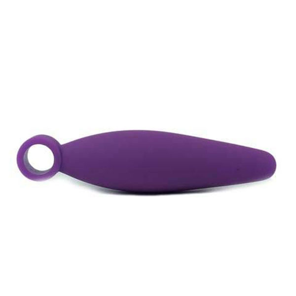Фиолетовая анальная пробка Climax Anal Finger Plug - 10,5 см.