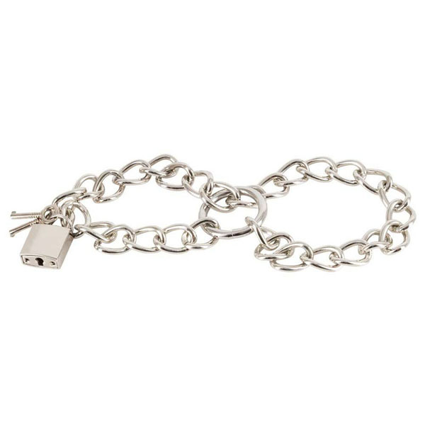 Металлические наручники-цепь Bad Kitty Metal Handcuffs