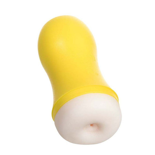 Мастурбатор-анус A-Toys в желтой колбе