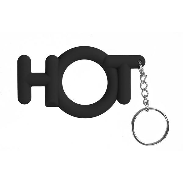 Чёрное эрекционное кольцо Hot Cocking 