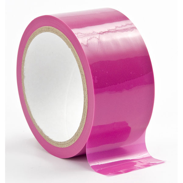 Розовая лента для связывания Bondage Tape